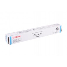 Картридж C-EXV34 голубой для Canon IR ADVANCE C2220L,  C2220i,  C2030L,  C2030i,  C2025i,  C2020L,  C2020i оригинальный